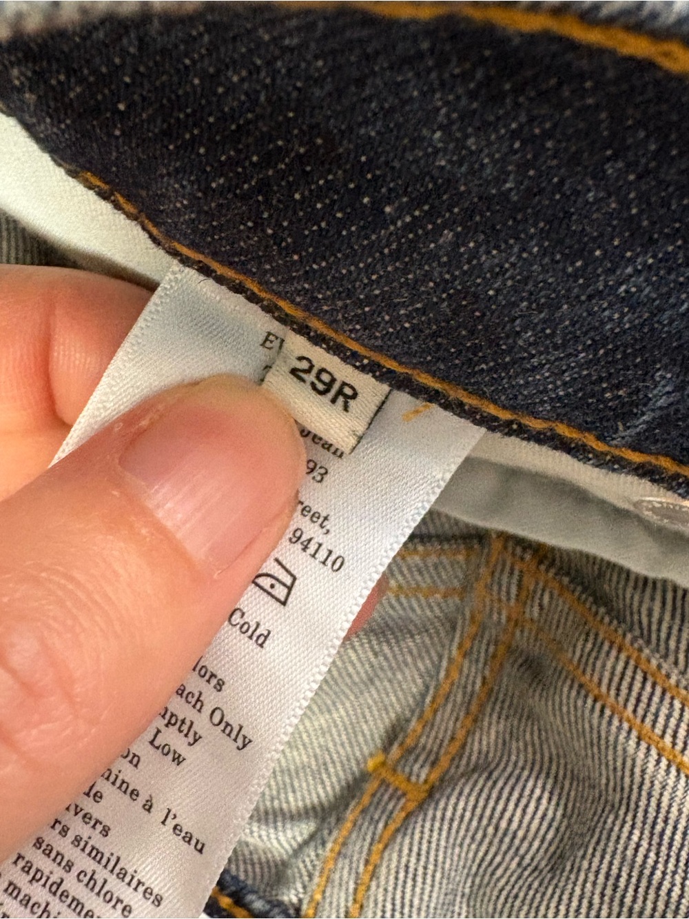 Everlane The 90’s Forever Jean Dark Indigo Wash NWT - Picture 11 of 16